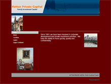 Tablet Screenshot of huttonprivatecapital.com